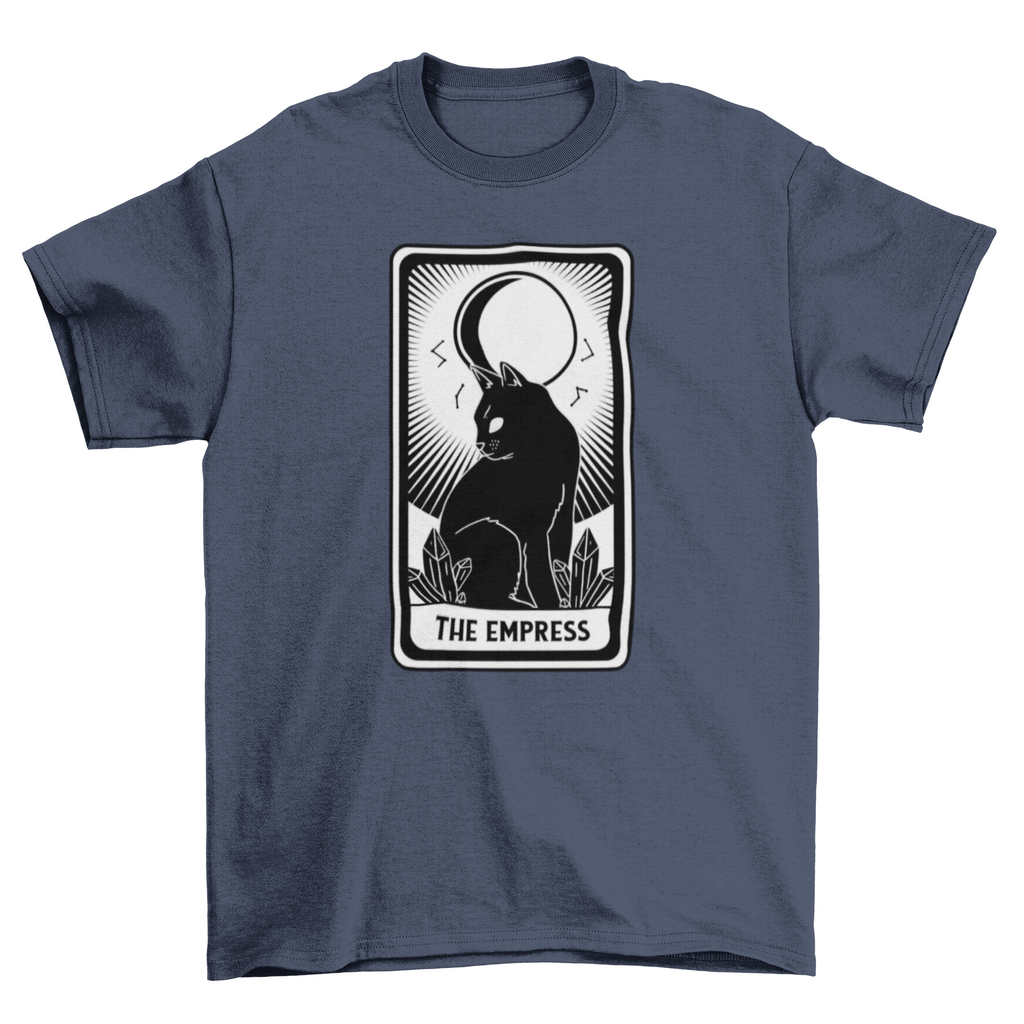 The empress tarot card with cat t-shirt