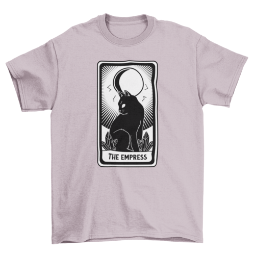 The empress tarot card with cat t-shirt